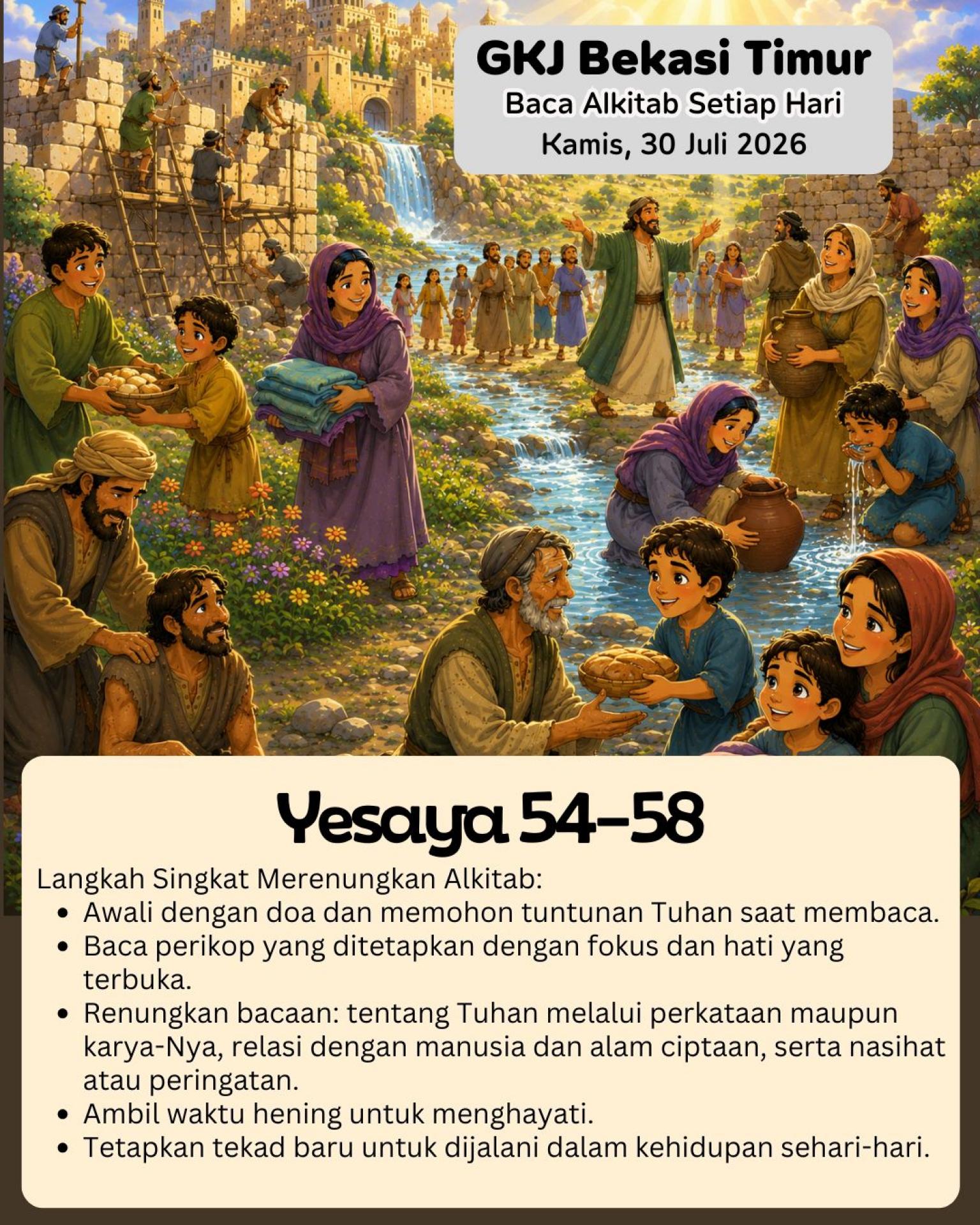 Ilustrasi Yesaya 54–58