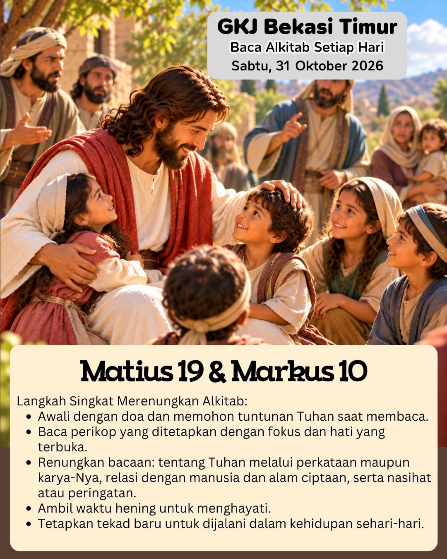 Matius 19; Markus 10