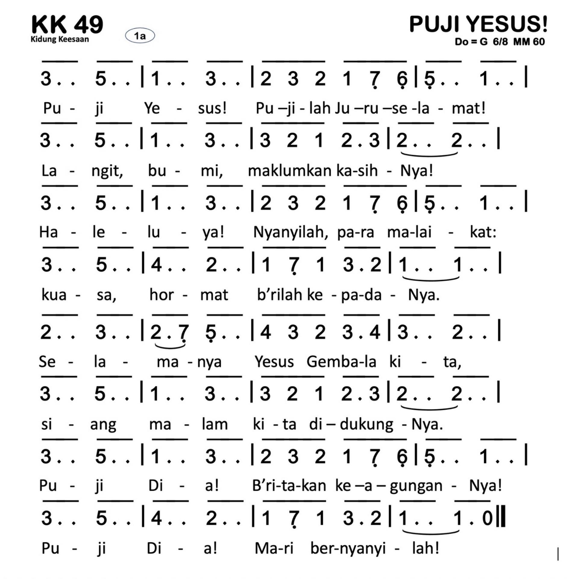 Partitur Polos KK 49