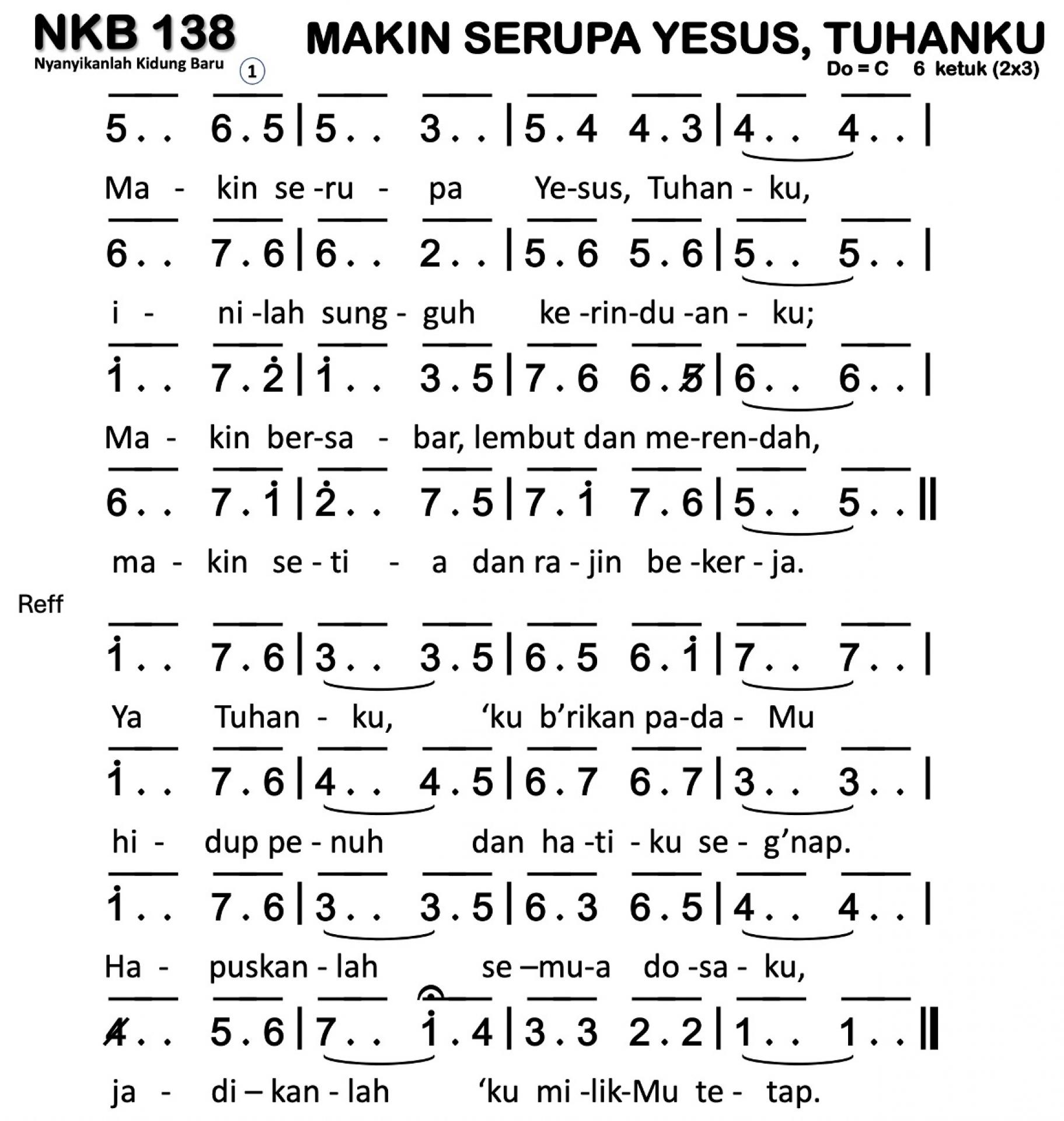 Partitur Polos NKB 138