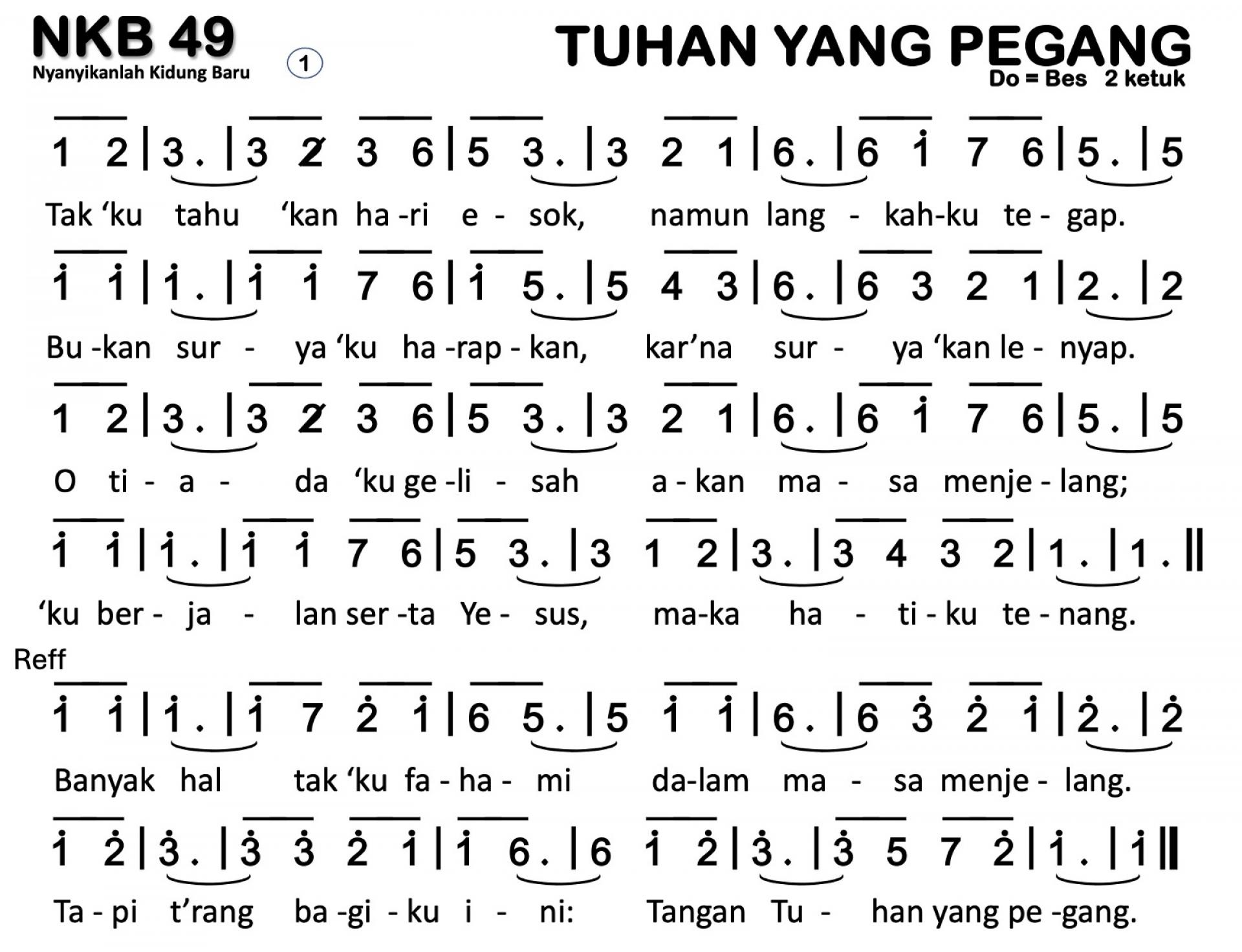 Partitur Polos NKB 49